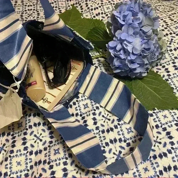 New. Handmade Boho Denim tote bag - Picture 4 of 5